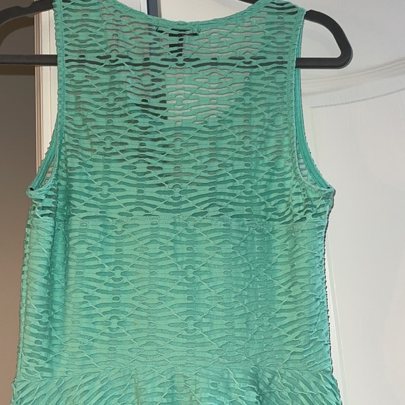 Light Green Fit and Flare Dress - Picture 6 of 6